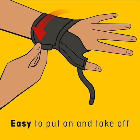 FUTURO Deluxe Thumb Stabilizer, Left or Right Hand, Small/Medium Size, Adjustable, Stabilizes and Supports Sore, Weak or Injured Thumb, Soft and B...