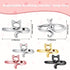 6 Pcs Crochet Rings for Finger Adjustable Crochet Knitting Loop Accessories Metal Yarn Guide Finger Holder Rings, Knitting & Crochet Supplies for ...