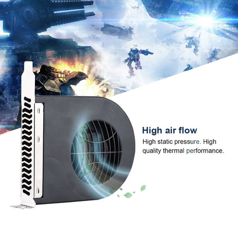 Cooling Fan for Cooling Video Cards Mini System PCI Slot Blower CPU Case DC Cooling Fan New Cooling Fans PCI for Computer...