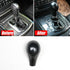 Carbon Fiber Gear Shift Knob Cover Trim Compatible with Infiniti G25 G35 G37 2007-2013 Accessories Interior Center Console Shifter Head Cove Trim...