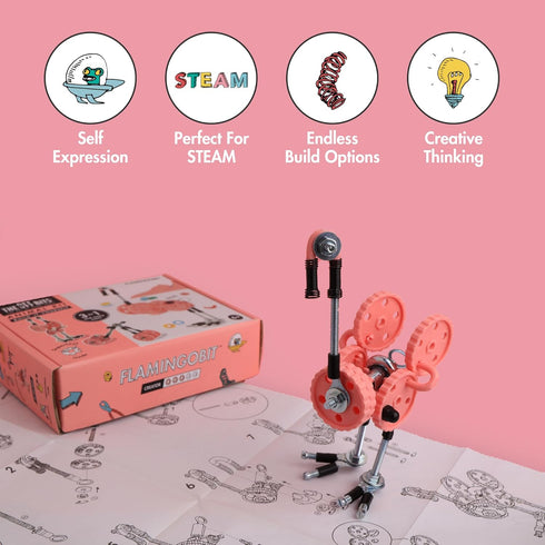 Stem Building Toys, Educational Build Your Own Robot Toy for Kids Age 6 7 8 9+ Year Old Boys and Girls, Animal Stem Toys Engineering Kit, Construc...
