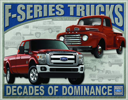 Ford - F Series Trucks Metal Tin Sign...