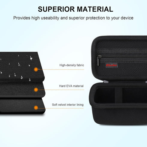Carrying Case for JBL Go 3 / JBL Go 4 Portable Bluetooth Speaker, Waterproof Dustproof Speaker Storage Holder, Wireless Compact Speaker Travel Pro...