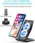 NANAMI Fast Wireless Charger with USB Phone Charger, Qi Certified Charging Stand with QC3.0 Adapter 7.5W Compatible iPhone 15/14/13/12/11,10W for ...
