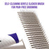 Self-Cleaning Gentle Slicker Brush, Sensitive Skin Gentle Dog Brush, for Big Dog and Large Breed, to Remove Loose Hair, Mats, Dirt - Pain Free Gro...