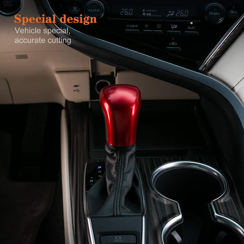 CKE for Toyota Camry 2024 2023 2022 2021 2020 2019 2018 for Corolla Avalon 2019-2024 Accessories Sporty Auto Car Gear Shift Knob Cover Trim Protec...
