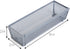 Smart Design Drawer Organizer - (9 x 3 Inch) - Steel Metal Mesh Tray - w/ Interlocking Arm Connection - Utensils, Silverware, Organization - Kitch...