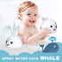 ZHENDUO Baby Bath Toys, Rechargeable Bath Toys, Whale Spray Water Bath Toy, Sprinkler Bathtub Shower Toys for Toddlers Kids Boys Girls, Pool Toy f...