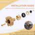 RK-14MH Repair Kit Metal Handle Repair Kit, for Woodford Model 14 Model 18 Outdoor Faucet, Prevent Leaking (7Pcs)...
