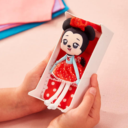 SWEET SEAMS 6" Soft Rag Doll Amazon Exclusive Bundle Pack – 2pc Toy | Classic Minnie Mouse Doll and Bedtime Playset Plus Classic Mickey Mouse and ...