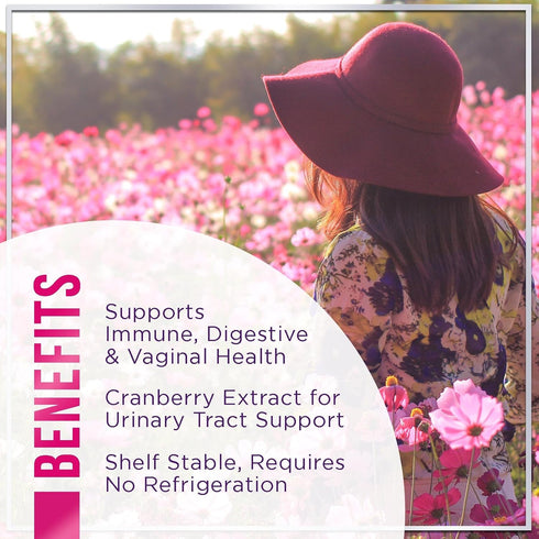 Women's Probiotic - Probiotics for Women Gummy for Digestive Health, Vaginal pH, Urinary & Immune Health Support, 3 Billion CFU w/Cranberry, Probi...