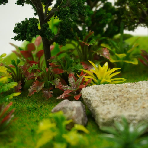 88pcs Model Trees Mixed Miniature Plants Model Train Scenery Architecture Trees Fairy Garden Trees Wargame Trees Model for Diorama DIY Craft Scene...