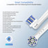 Replacement Toothbrush Heads for Oral B Braun, 4 Pack Professional Electric Toothbrush Heads, Precision Clean Brush Heads Refill Compatible with O...