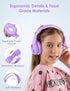 Headphones for Kids for School, Kids Headphones with Microphone, Sharing Function, 85dB/94dB Safe Volume Limit, HD Sound, Over Ear Kids Headphones...