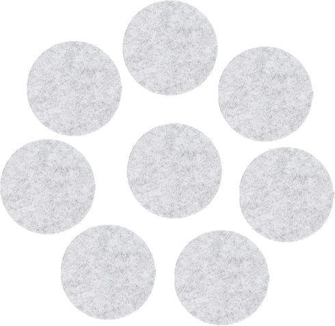 uxcell 8pcs 3 Inch Round Adhesive Backed Felt Non-Slip Felt Sheets Furniture Pads for Household Applications, Clothing Decorations, Tablecloths an...