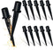10 Pack Metal Replacement Stakes for Solar Lights Outdoor, 0.78" x 5.35" Solar Pathway Lights Spike Replacer, Outdoor Ground Stakes for Garden Lig...