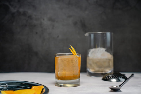 Wixology Cocktail Inspired Bourbon Candle - Sidecar Scent - Coconut and Soy Blended Wax - Hand Poured in Re-Usable Rocks Glass - Made in Kentucky ...