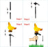 Solar Chicken Lights Chicken Statue Decorative Outdoor Chicken Solar Light Garden Decor for Outdoor Patio Yard Art Decoration...