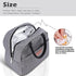 BALORAY Lunch Bag for Women Men Insulated Lunch Box for Adult Reusable Lunch Tote Bag for Work, Picnic or Travel (Grey)...
