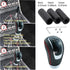 6 Speed Shift Knob Manual Shifter Knobs Handle Leather Gear Stick Driving Transmission Fit Most Car Truck SUV Vehicles (Black+Red Line)...
