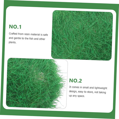 Artificial Moss Realistic Moss Pebble Fish Tank Supply Pebbles for Fish Tank Moss Pebble Decor Aquarium Adornment Small Moss Adornment Aquarium La...