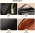 Travel Makeup Bag, 4L Large Capacity Cosmetic Bags for Women and Girls, Portable Makeup Organizer with Divider and Handle, PU Leather Waterproof M...