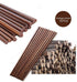 Wooden Chopsticks Reusable Dishwasher Safe 10 Pairs Chinese Asian Korea Iron Wood Handmade Chopstick Natural Healthy for Cooking Eating Restaurant...