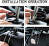 SAVORI Car Headrest Hooks Bling Car Accessories Rhinestones Universal Auto Back Seat Headrest Metal Hanger Organizer Vehicle Holder for Bag Purse ...