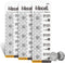 15 Pack CR1025 Lithium 3V Battery, CR 1025 Button Cell Battery...