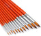 Watercolor Paint Brushes Set - 12Pcs Round Pointed Painting Brush for Acrylic, Gouache, Oil, Artist, Miniature, Model - Short Handle...