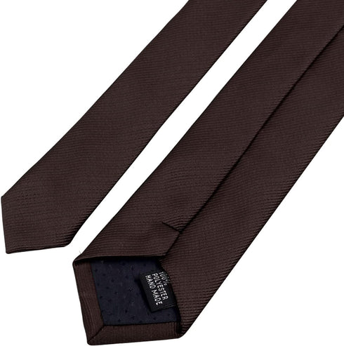 Mantieqingway 2.05" Skinny Ties for Men, Solid Color Men's Neckties for Weddings, Business, Christmas Day, Funeral, Gift...
