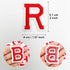 Jongdari Iron on Letters, 52 Pcs Alphabet Patches with Ironed Adhesive, Decorate Repair Patches for Shirts Jackets Hats Jeans Shoes Bags(Red)...