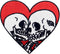 The True Love Till Death Patch Embroidered Applique Iron On Sew On Emblem...