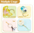 MTLEE Double Lobster Clasp Extender Double Claw Connector Bracelet Extension Clasp Small Bracelet Necklace Shortener for DIY Jewelry Making(Gold)...