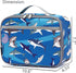 FlowFly Kids Lunch box Insulated Soft Bag Mini Cooler Back to School Thermal Meal Tote Kit for Girls, Boys, Shark...