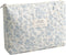 Kawaii Floral Makeup Bag Coquette Aesthetic Cosmetic Bag Large Travel Make up Organizer Cute Pouch Cotton Quilted Toiletry Bag for Women Girls Kaw...