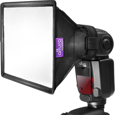 Flash Diffuser Light Softbox 6x5” by Altura Photo (Universal, Collapsible with Storage Pouch) for Canon, Yongnuo and Nikon Speedlight...