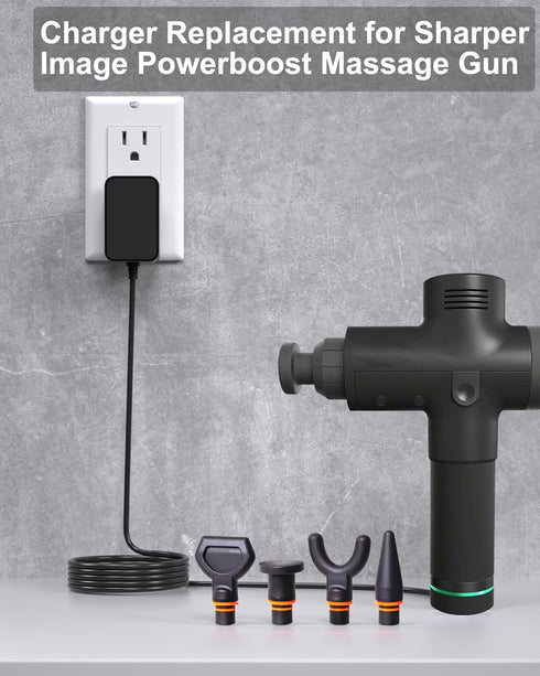 27V Message Gun Charger Replacement for Sharper Image Massage Gun Powerboost Deep Tissue Cordless Massage Gun 1011666 1013002 1012667 1013983 1013...