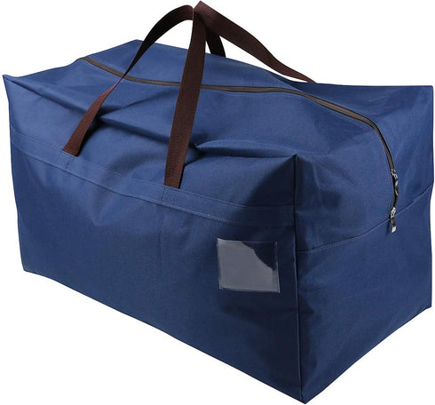 AMJ 100L Large Storage Bag for Comforters, Blankets, Clothes, Quilts and Towels, Better and Sturdy Organizer Bag, Thick Ultra Size Under Bed Stora...