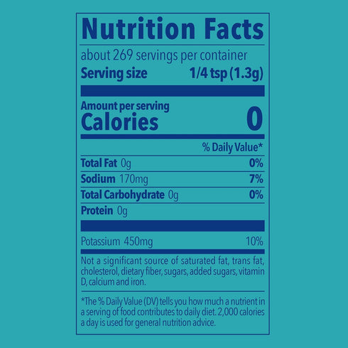 LOSALT – Reduced Sodium Salt | Original (non-iodised) | Great Tasting Salt Alternative/Substitute with 66% less sodium | 12.3oz/350g tub (pack of ...