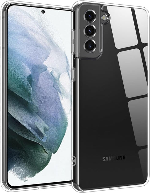 TENOC Phone Case for Samsung Galaxy S21+ Plus 5G, Clear Case Non-Yellowing Protective Bumper Hard Back Cover...