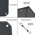 gulrear Air Conditioner Covers for Outside Units Top Square Ac Covers Outdoors Seal Black Central Air Conditioner Cover Universal Heavy Duty AC De...