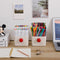 Magnetic Dry Erase Marker Holder, Beige Pencil Holder for Home Office Supplies, Whiteboard, Refrigerator, Locker Accessories, Plastic Wall Remote ...