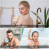 Luffa Loofah Sponge Shower Loofahs 50g Shower Bath Sponges Exfoliating Mesh Pouf Mesh Balls 4 Colors for Body Wash Back Scrubber Bathroom Men Wome...