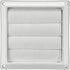 Lambro Industries 361W 6" Louver Vent Hood