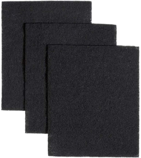 CFS Compatible to BP58 Non-Ducted Charcoal Replacement Filter Pads for Range Hood, 7-3/4 by 10-1/2-Inch, 3-Pack...