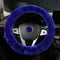 Australian Genuine Sheepskin Car Steering Wheel Cover Fluffy Natural Wool Steering Wheel Protector Warm Winter Anti-Slip Universal Fit 13.5-16.5 i...
