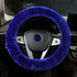 Australian Genuine Sheepskin Car Steering Wheel Cover Fluffy Natural Wool Steering Wheel Protector Warm Winter Anti-Slip Universal Fit 13.5-16.5 i...