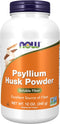 NOW Supplements, Psyllium Husk Powder, Non-GMO Project Verified, Soluble Fiber, 12-Ounce...