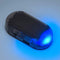 Car Solar Power Simulated Dummy Alarm Warning Anti-Theft LED Flashing Security Light with New USB Port ?Blue?...